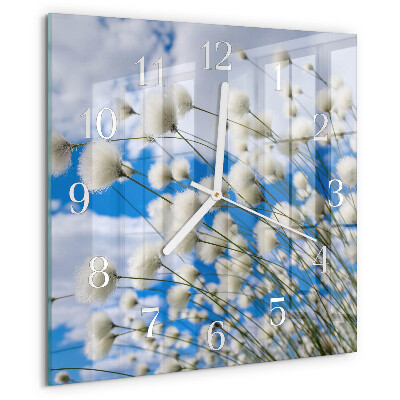 Square wall clock Cotton
