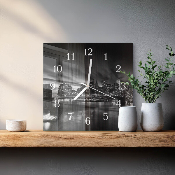 Square wall clock City