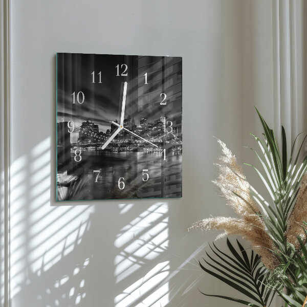 Square wall clock City