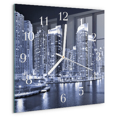 Square wall clock Horizon