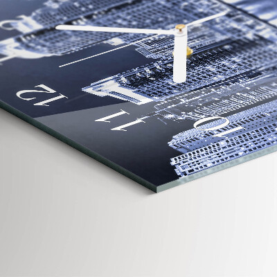 Square wall clock Horizon