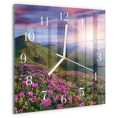 Square wall clock Landscape
