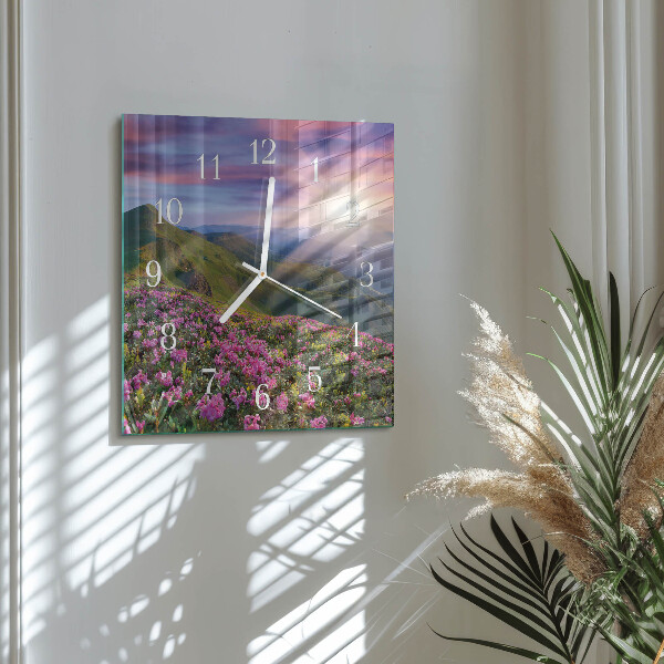 Square wall clock Landscape