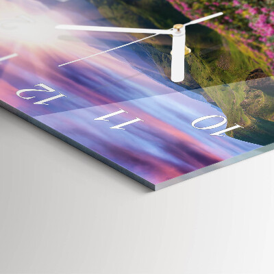 Square wall clock Landscape