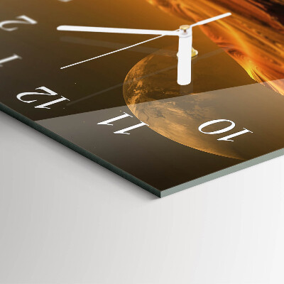 Square wall clock Desert