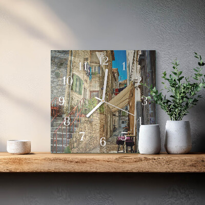 Square wall clock Avenue