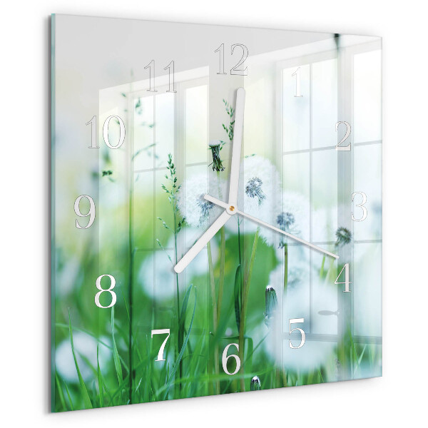 Square wall clock Meadow