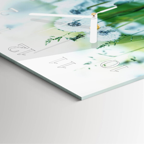 Square wall clock Meadow