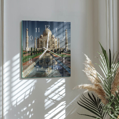 Square wall clock Taj Mahal