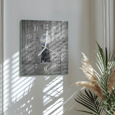 Square wall clock Keyhole