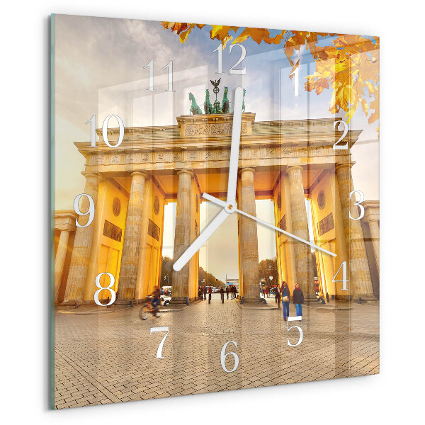 Square wall clock Berlin