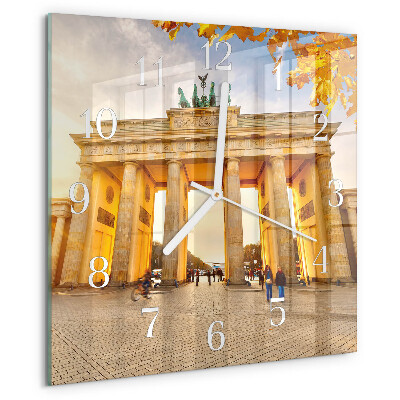 Square wall clock Berlin