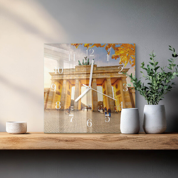 Square wall clock Berlin
