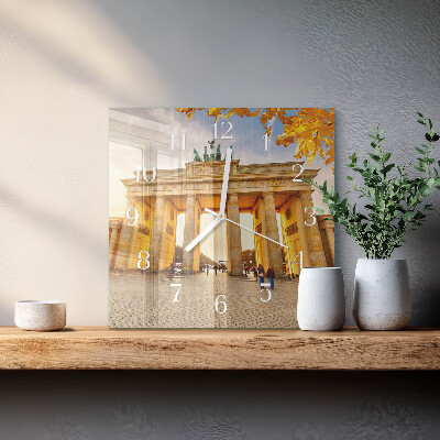 Square wall clock Berlin