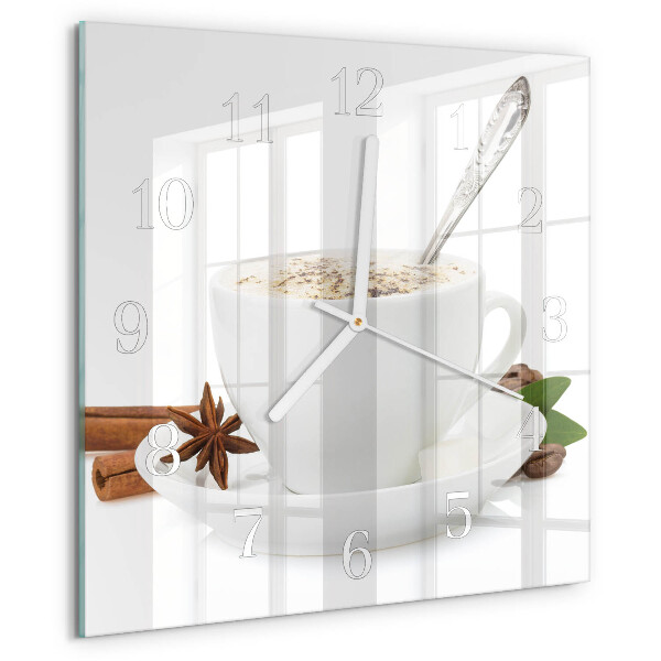 Square wall clock A Cup of Anise