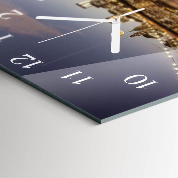 Square wall clock Night Light