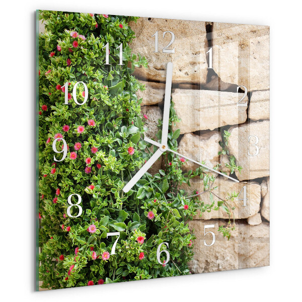 Square wall clock Nature Stones