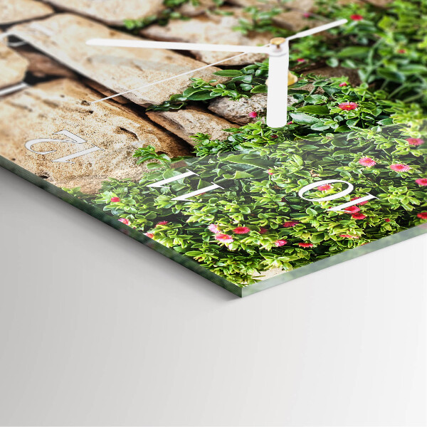 Square wall clock Nature Stones
