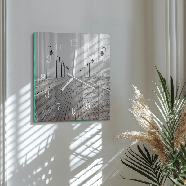 Square wall clock Pier