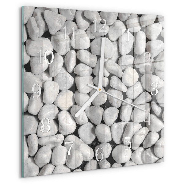 Square wall clock Stones
