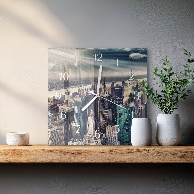 Square wall clock City
