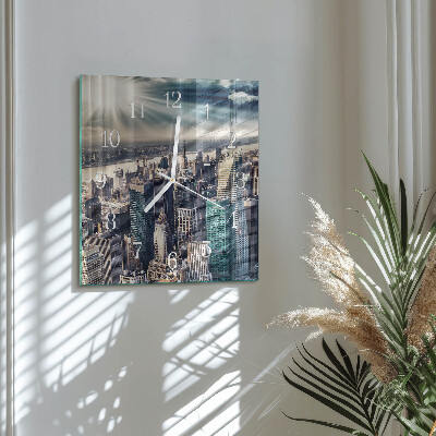 Square wall clock City