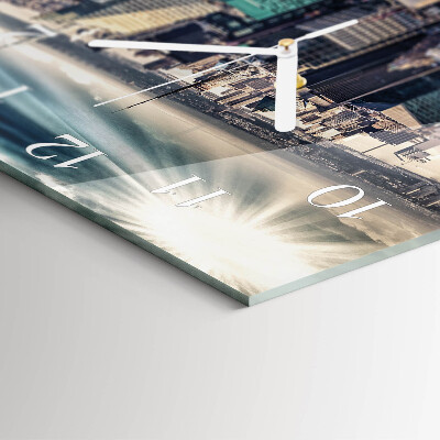 Square wall clock City
