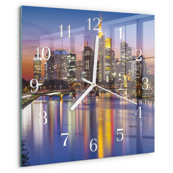 Square wall clock Horizon