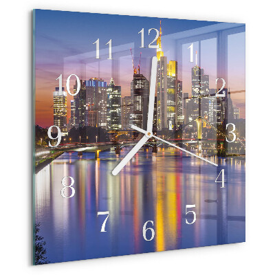 Square wall clock Horizon