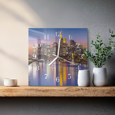 Square wall clock Horizon