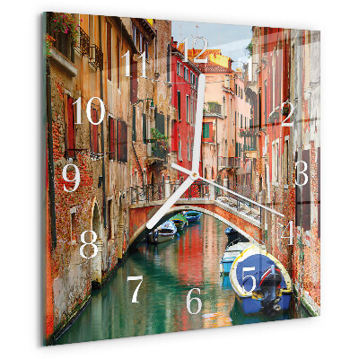 Square wall clock Venice