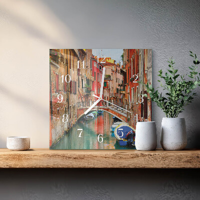 Square wall clock Venice
