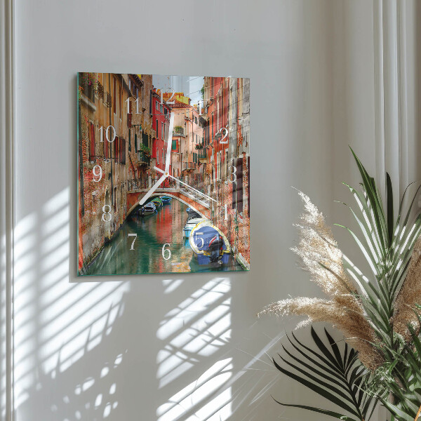 Square wall clock Venice