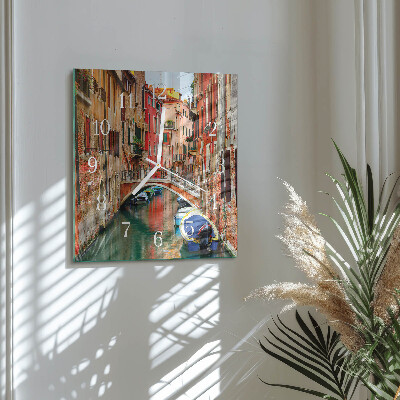 Square wall clock Venice