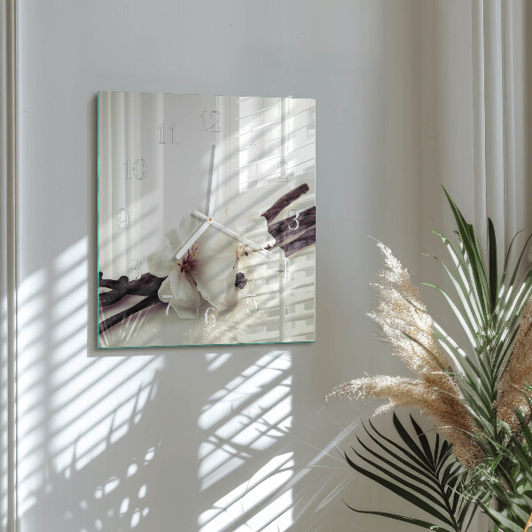 Square wall clock Vanilla