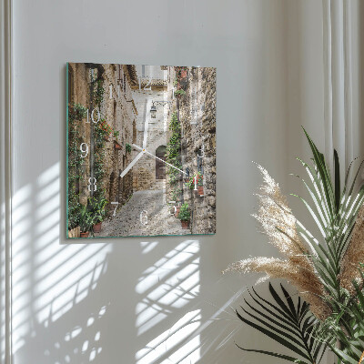 Square wall clock Avenue