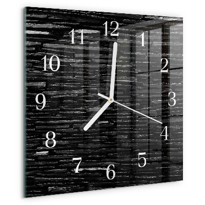 Square wall clock Stones
