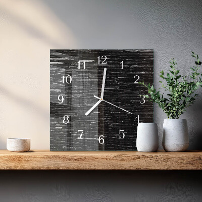 Square wall clock Stones