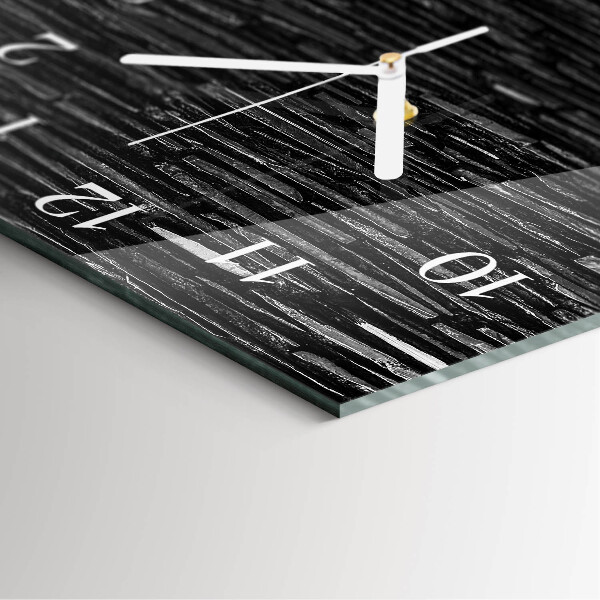 Square wall clock Stones
