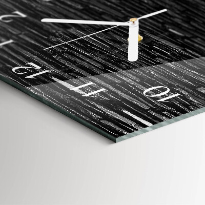 Square wall clock Stones