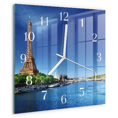 Square wall clock The Sky of Paris