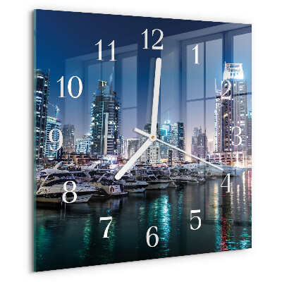 Square wall clock Horizon