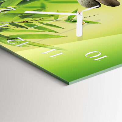 Square wall clock Stones