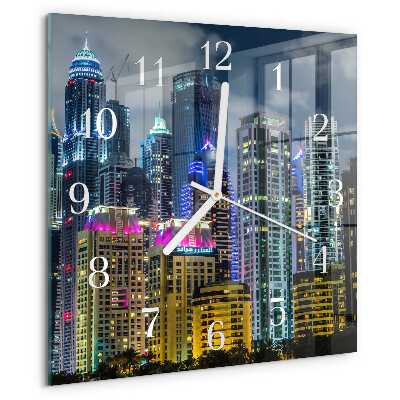 Square wall clock City