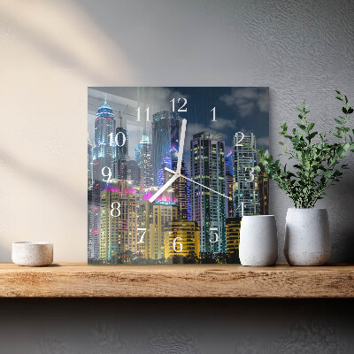 Square wall clock City
