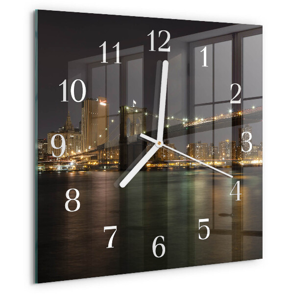 Square wall clock Horizon