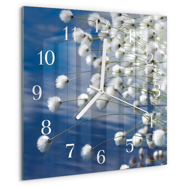 Square wall clock Cotton