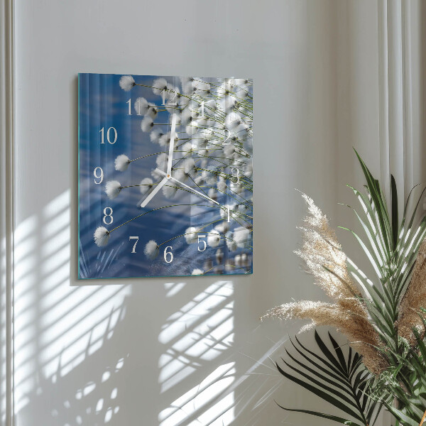 Square wall clock Cotton
