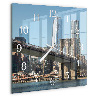 Square wall clock Horizon