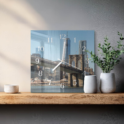 Square wall clock Horizon